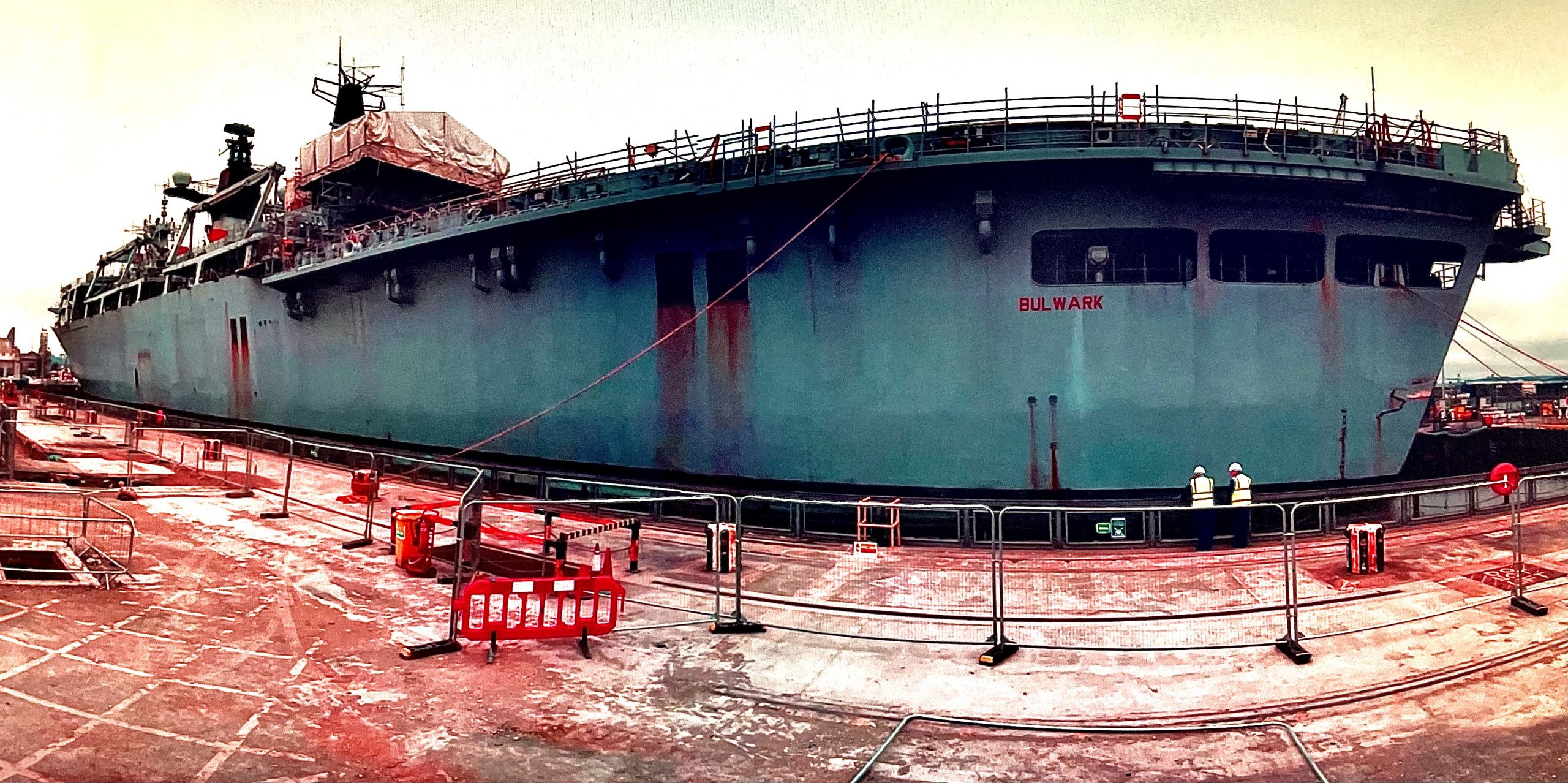 HMS bulwark ship docking