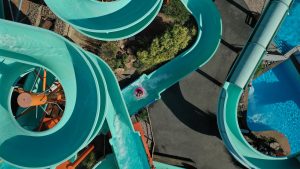 Splash Down Swimming Pool Slides